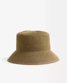 Женская шляпа в стиле ведро в однотонном цвете Parfois, коричневый