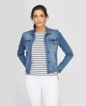 Женская синяя джинсовая куртка Object