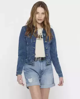 Женская синяя джинсовая куртка Only