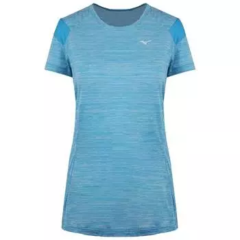 Женская синяя футболка Alpha Mizuno, синий