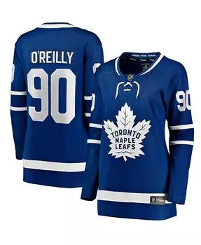 Женская синяя футболка с логотипом Ryan O'Reilly Toronto Maple Leafs Home Premier Breakaway Player Fanatics, синий