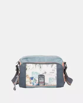 Женская синяя сумка через плечо на молнии Ventis, синий