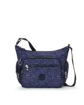 Женская синяя сумка через плечо с принтом на молнии Kipling, синий