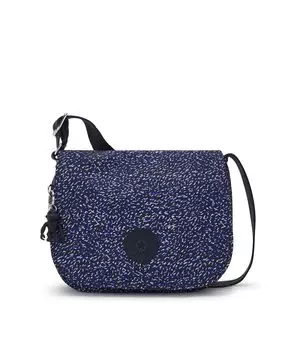 Женская синяя сумка через плечо с принтом на молнии Kipling, синий