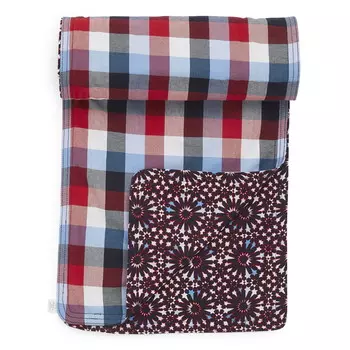 Женская скатерть-дорожка Vera Bradley из переработанного хлопка в патриотическом стиле, цвет Patriotic Plaid
