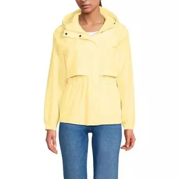 Женская складная дождевик Lands' End, цвет pale yellow