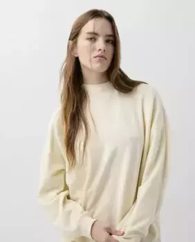 Женская слегка эластичная толстовка с широкими длинными рукавами Scalpers, цвет Natural