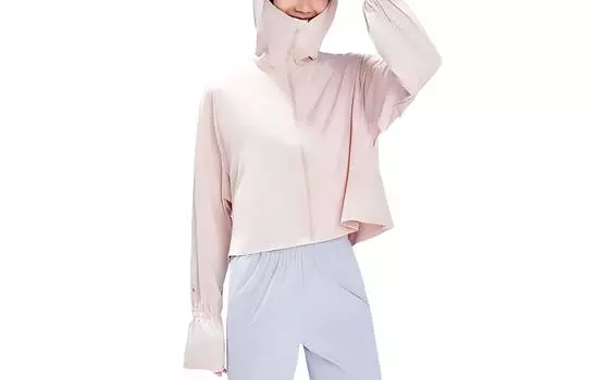 Женская солнцезащитная одежда Anta UV Protection, Ziyuan Pink