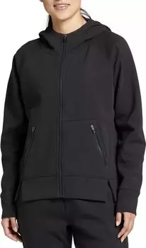 Женская спортивная флисовая куртка на молнии Dsg, черный