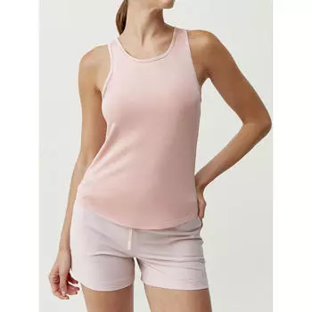 Женская спортивная футболка без рукавов Daila Born Living Yoga для йоги, цвет rosa
