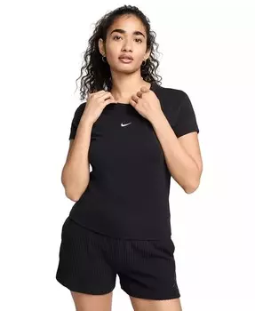 Женская спортивная футболка Chill Knit Nike, черный