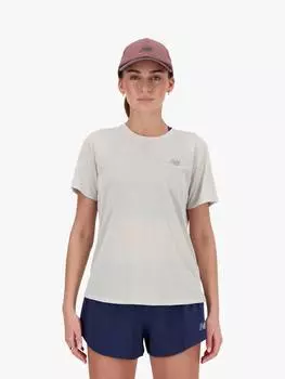 Женская спортивная футболка New Balance, цвет Ash Heather