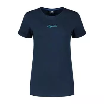 Женская спортивная футболка с короткими рукавами из технического материала - футболка с логотипом ROGELLI, цвет blau