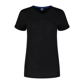 Женская спортивная футболка с короткими рукавами из технического материала - футболка с логотипом ROGELLI, цвет schwarz
