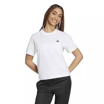 Женская спортивная футболка с маленьким логотипом adidas Essentials Adidas, белый