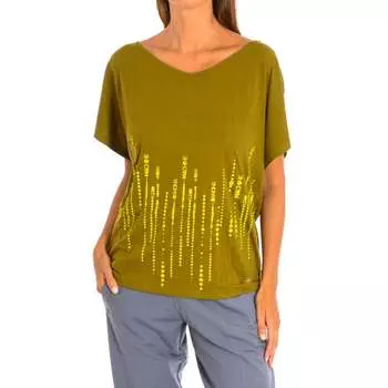 Женская спортивная футболка с рукавами z1t00463 Zumba, зеленый