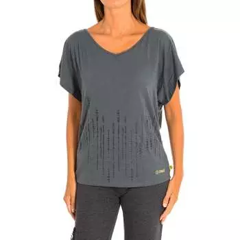 Женская спортивная футболка с рукавами z1t00463 Zumba, серый