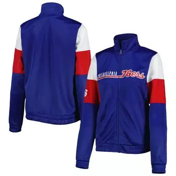 Женская спортивная куртка G-III 4Her от Carl Banks Royal Philadelphia 76ers Change Up с молнией во всю длину G-III