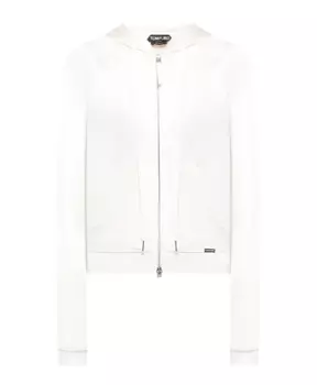 Женская спортивная куртка Tom Ford бежевого цвета