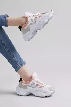 Женская спортивная обувь белого цвета с порошком Tb246 TONNY BLACK