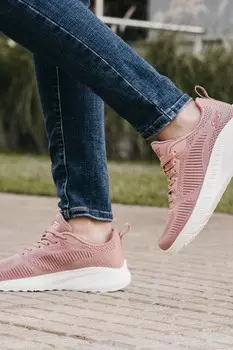 Женская спортивная обувь Bobs Squad Chaos Face Off Skechers, розовый
