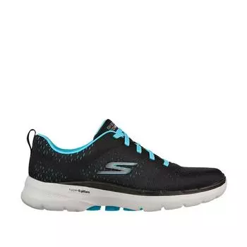 Женская спортивная обувь для ходьбы SKECHERS 124524_BKAQ Черный со шнурками