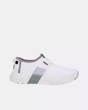 Женская спортивная обувь из эластичной ткани на двухцветной подошве HeyDude, белый