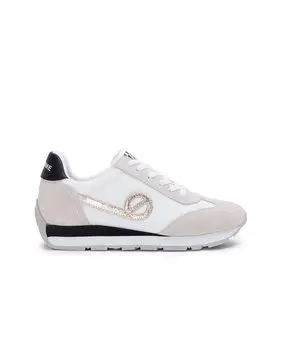 Женская спортивная обувь из белой ткани No Name, белый