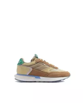 Женская спортивная обувь из комбинированной кожи и трафаретной подошвой Hoff, мультиколор