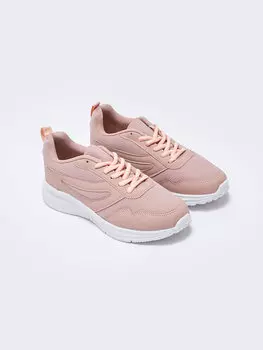 Женская спортивная обувь на шнуровке LCW ECO, пудрово-розовый