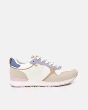 Женская спортивная обувь на шнуровке Xti, бежевый