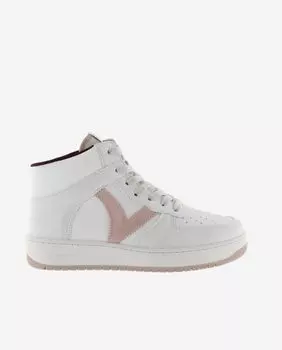 Женская спортивная обувь с высокими кедами с эффектом кракелюра и деталями контрастного цвета Victoria