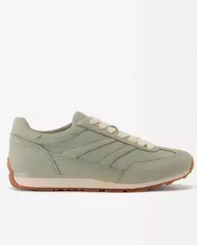 Женская спортивная обувь со шнурками и простой строчкой Parfois, светло-зеленый