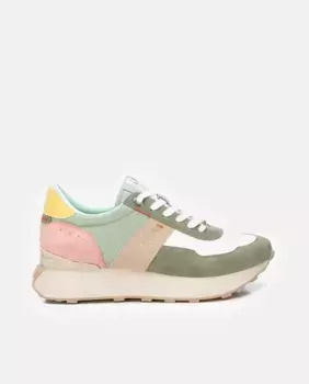 Женская спортивная обувь со шнурками и резиновой подошвой Refresh, зеленый