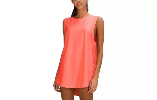 Женская спортивная рубашка без рукавов Lululemon, черный