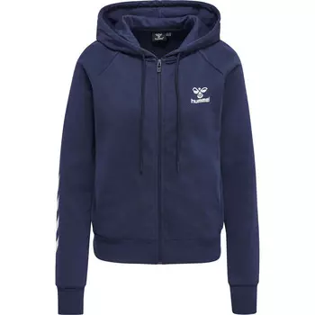 Женская спортивная толстовка Hmlnoni 2.0 на молнии с молнией для отдыха HUMMEL, цвет blau