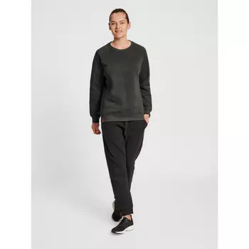 Женская спортивная толстовка Hummel, цвет magnetgrau/schwarz/schwarz