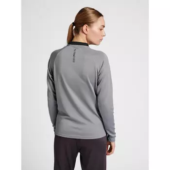 Женская спортивная толстовка Hummel, цвет sturmgrau/orange/orange