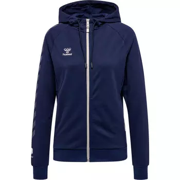 Женская спортивная толстовка Hummel, цвет trkis/navyblau/navyblau