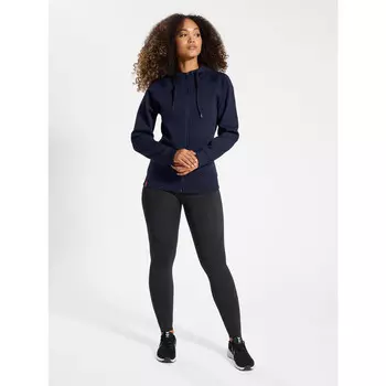 Женская спортивная толстовка Hummel, цвет trkis/navyblau/navyblau