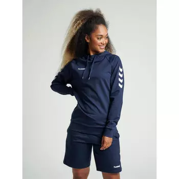 Женская спортивная толстовка Hummel, цвет trkis/navyblau/navyblau