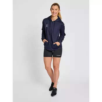 Женская спортивная толстовка Hummel, цвет trkis/navyblau/navyblau
