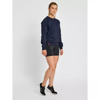 Женская спортивная толстовка Hummel, цвет trkis/navyblau/navyblau