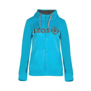 Женская спортивная толстовка с капюшоном и молнией Izas DUERO W JACKET, цвет azul
