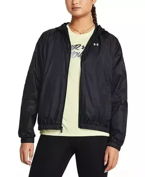 Женская спортивная ветровка с капюшоном Under Armour, черный