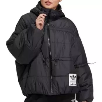 Женская стеганая куртка Adidas Originals, цвет Black