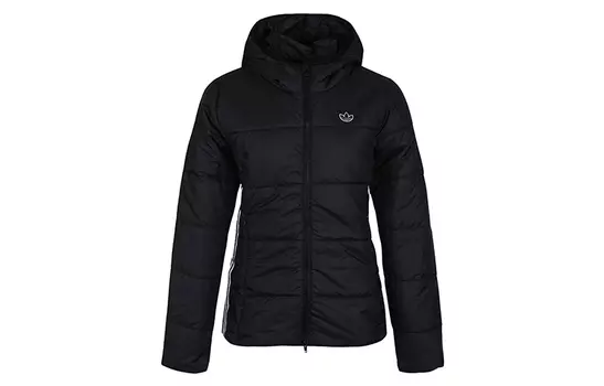Женская стеганая куртка Adidas Originals, цвет Black