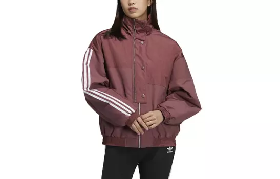 Женская стеганая куртка Adidas Originals, цвет Dark Red