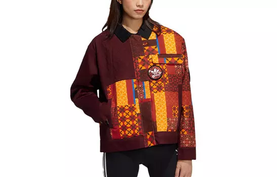Женская стеганая куртка Adidas Originals, цвет DarkRed