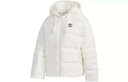 Женская стеганая куртка Adidas Originals, цвет Off White